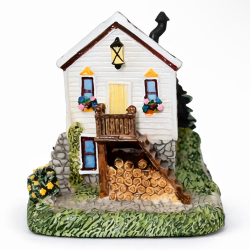 Charming Miniature House Figurine